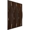 Ekena Millwork 19 5/8in. W x 19 5/8in. H Willow EnduraWall Decorative 3D Wall Panel Covers 2.67 Sq. Ft. WP20X20WWAMB - alternate 5